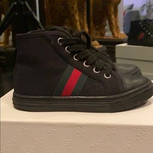 Gucci high top sneakers (Kids 27)